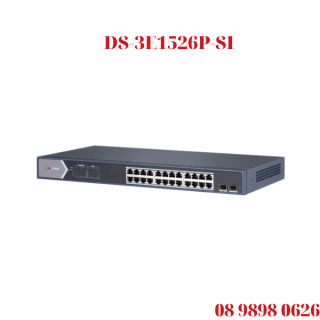 SWITCH MẠNG HIKVISION 14 CỔNG DS-3E1526P-SI