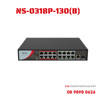 SWITCH POE 16 CỔNG HILOOK NS-0318P-130(B)
