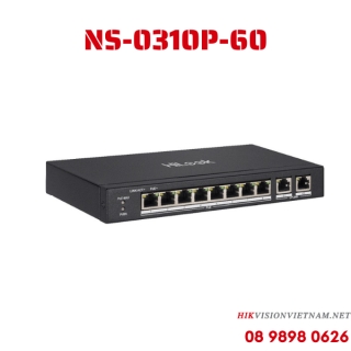 SWITCH POE 8 CỔNG HILOOK NS-0310P-60